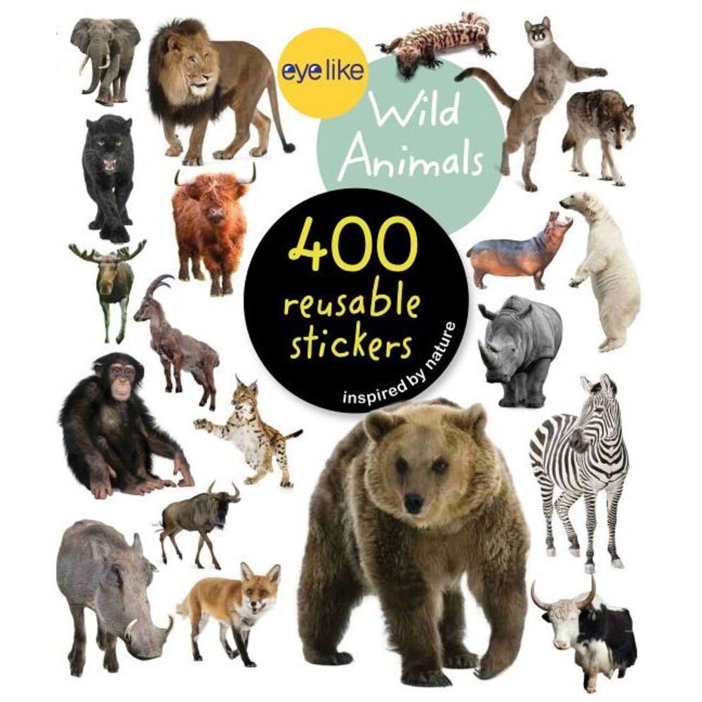 Eyelike Stickers: Wild Animals -- Workman Publishing
